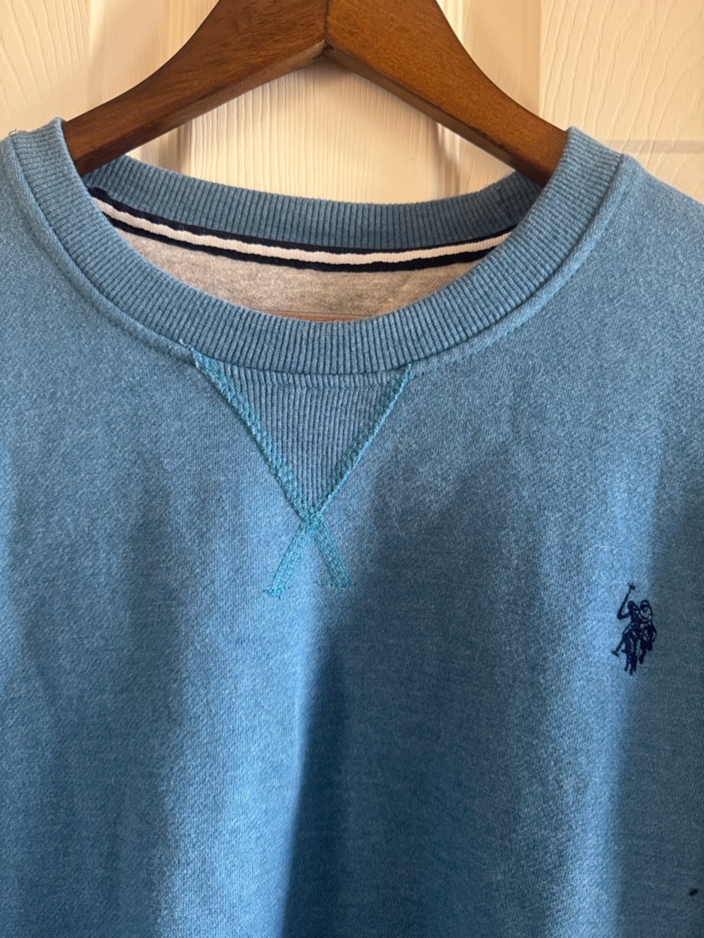 Polo by Ralph Lauren Teal Crewneck Sweatshirt - Picture 3 of 5